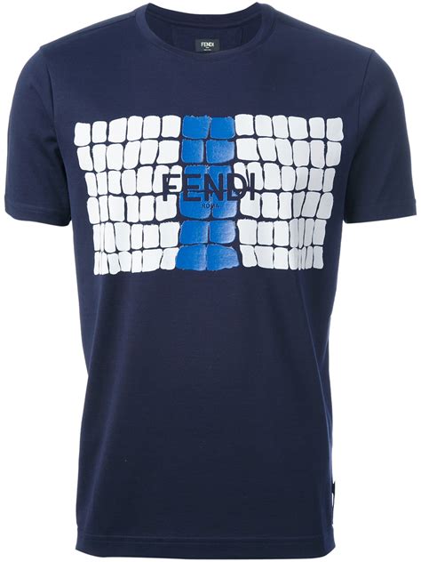 fendi shirt mens cheap|fendi men's printed t shirts.